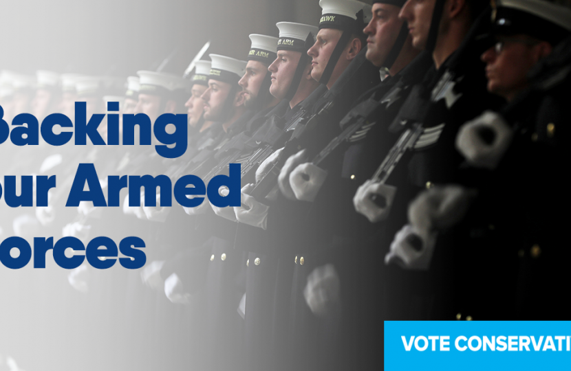 Our plan to support the Armed Forces that keep our nation safe